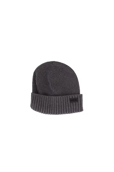 Barbour International Hats Grey In Black