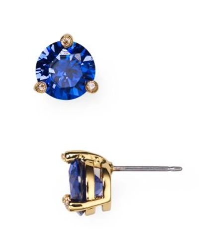Shop Kate Spade Rise And Shine Stud Earrings In Light Sapphire