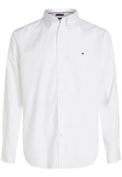 Tommy Hilfiger Core Flex Poplin Solid Rf Shirt In White