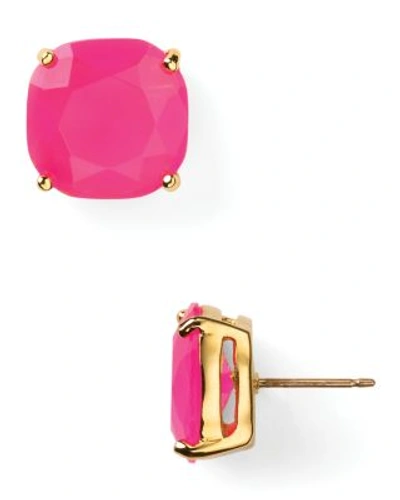 Kate Spade Small Square Stud Earrings In Pink