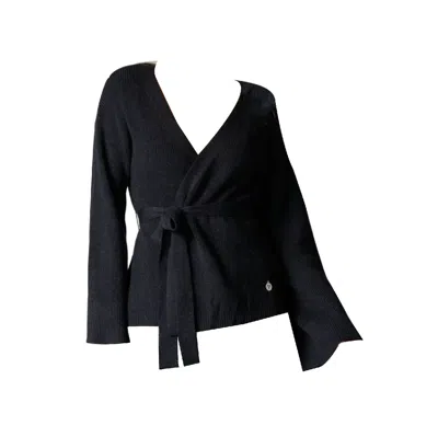 White Wise - Black Ww18135 Sweater In Black