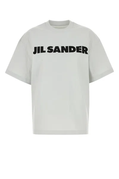 Jil Sander Women Ivory Cotton Oversize T-shirt In Multi