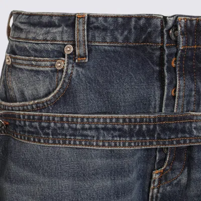 Jean Paul Gaultier Low-rise Jeans In Blue
