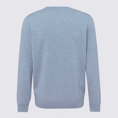 Brunello Cucinelli Cashmere Crew Neck Sweater Clothing In Blue