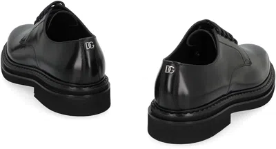 Dolce & Gabbana Dolce&gabbana Brushed Calfskin Oxfords Shoes In Black
