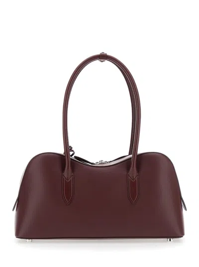 Stella Mccartney Stella Ryder Shoulder Bag In Burgundy