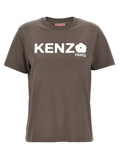 Kenzo 'floral Boke 2.0' T-shirt In Gray