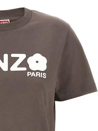 Kenzo 'floral Boke 2.0' T-shirt In Gray