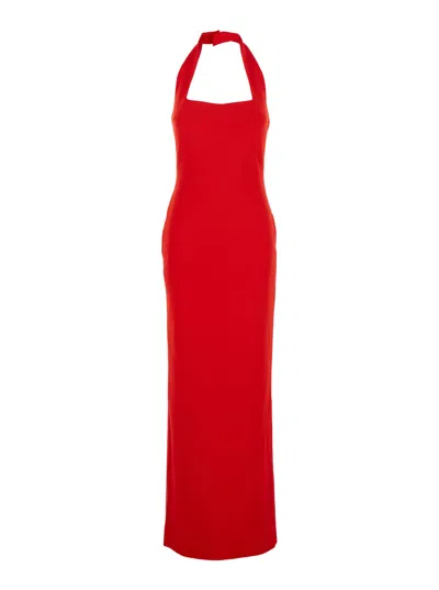 Solace London 7 Ilona Maxi Dress In Red