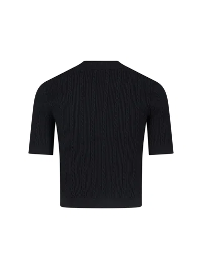 Balmain 4-pocket Cardigan In Black
