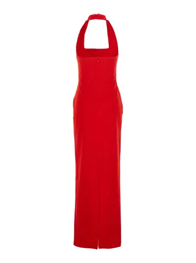 Solace London 7 Ilona Maxi Dress In Red