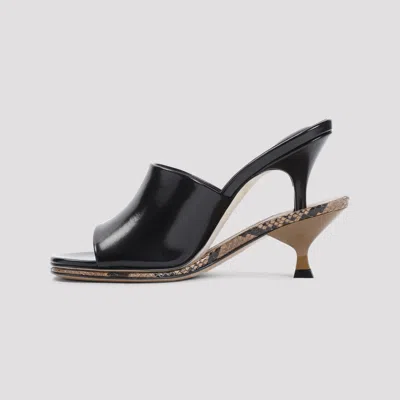 Jacquemus Les Doubles Mules Heeled Mules In Black