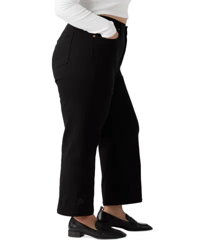 Levi's Ribcage Straight Ankle Jeans (plus Size) In Black