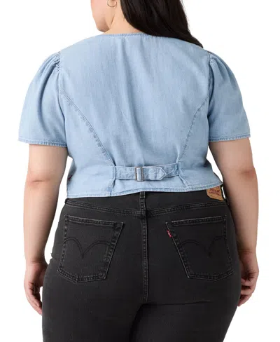Levi's Moxie Blouse (plus Size) In Blue