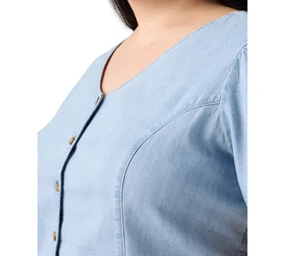 Levi's Moxie Blouse (plus Size) In Blue
