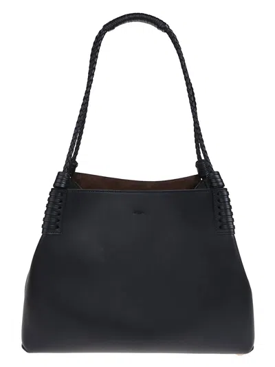 Etro Small Libra Tote Bag In Black