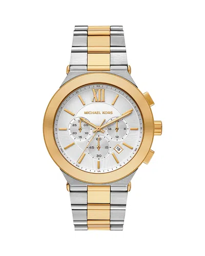 Michael Kors Oversized Billie Two-tone Watch In Metallic