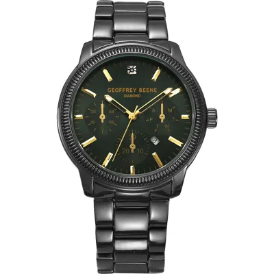 Geoffrey Beene Gen Diamond Bracelet Watch, 41mm In Black