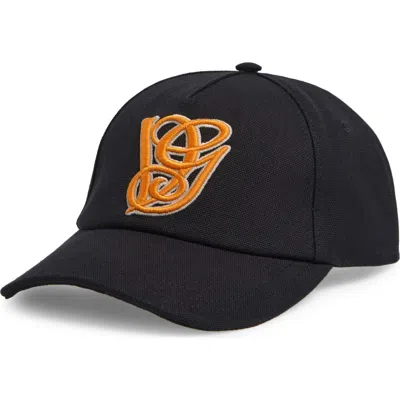 Valentino Garavani Vg Signature Embroidered Adjustable Baseball Cap In Black