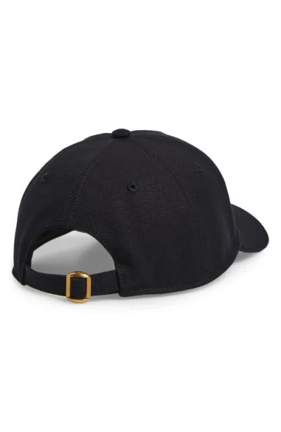 Valentino Garavani Vg Signature Embroidered Adjustable Baseball Cap In Black
