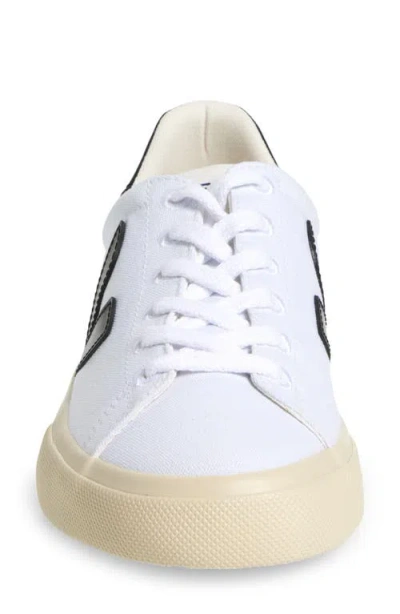 Veja Minimalist White Sneakers With Contrasting Logo In Neutral