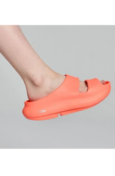 Oofos Ooyea Slide Sandal In Orange