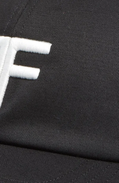 Tom Ford Baseball Hat With Logo In Black