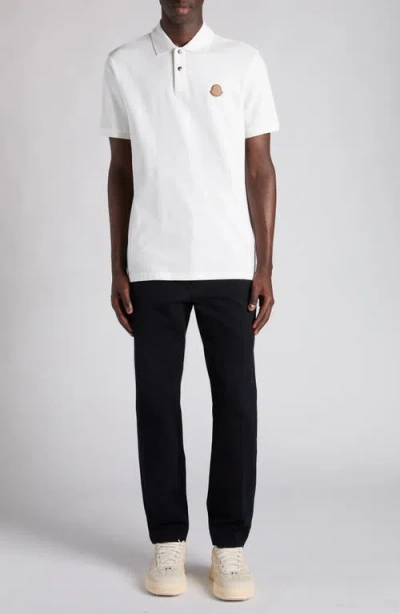 Moncler Ss Polo In White