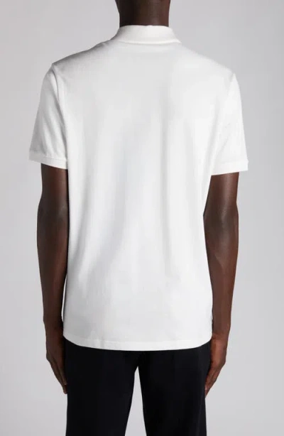 Moncler Ss Polo In White
