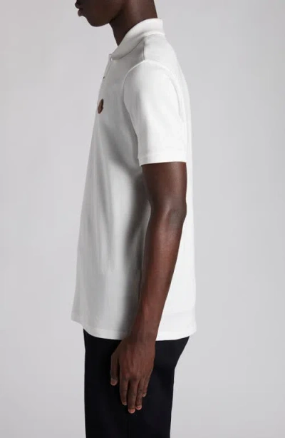 Moncler Ss Polo In White