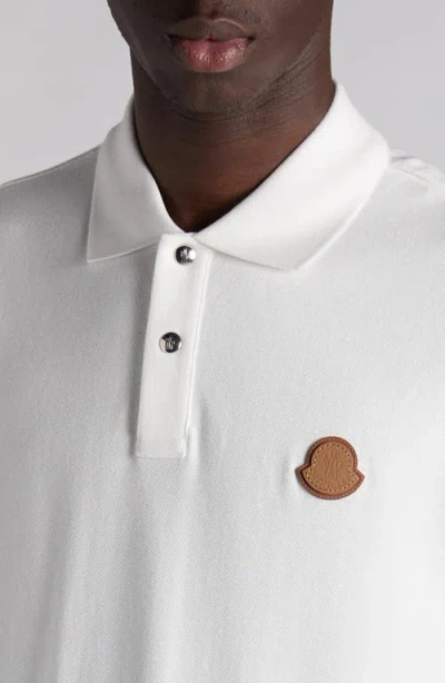 Moncler Ss Polo In White