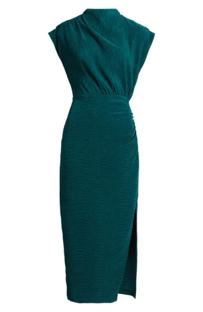 Saylor Delmara Textured Cocktail Dress In Green