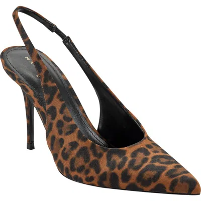 Marc Fisher Ltd Leynne Slingback Pointed Toe Pump In Multi