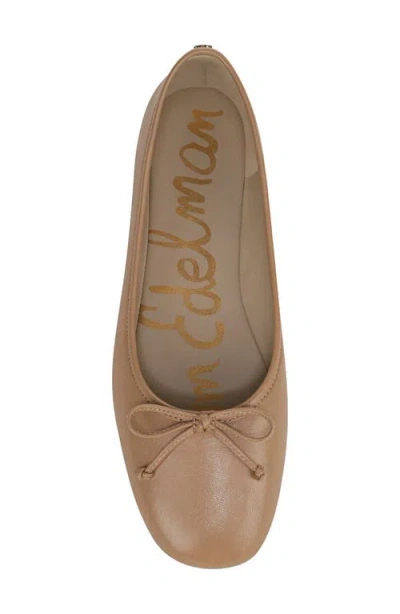 Sam Edelman Alie Bow Ballet Flats In Brown