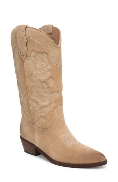 Sam Edelman Rue Western Boot In Brown