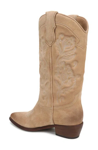 Sam Edelman Rue Western Boot In Brown