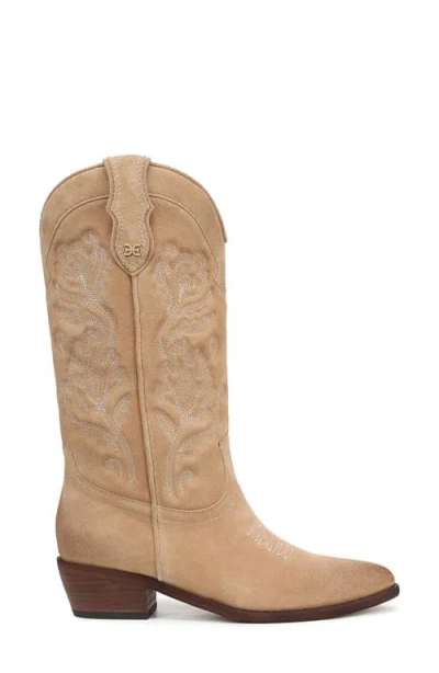 Sam Edelman Rue Western Boot In Brown