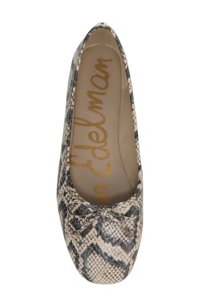 Sam Edelman Felicia Ballet Flat Roccia Leather In Multi