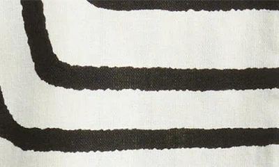 Mango Geometric-print Linen Waistcoat Ecru In Sand