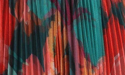 Hutch Smocked Tulle Gown In Multi
