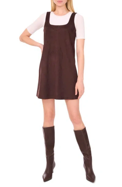 1.state Women's Sleeveless Short Shift Dress In Brown