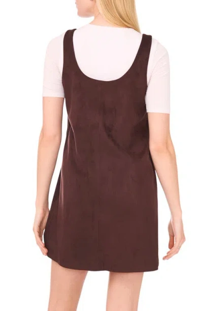 1.state Women's Sleeveless Short Shift Dress In Brown