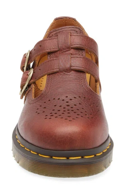 Dr. Martens 8065 Ambassador Mary Jane Shoes In Brown