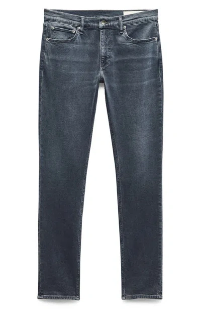 Rag & Bone Fit 3 Authentic Stretch Jeans In Ested In Blue