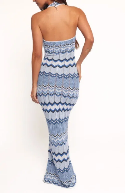 Petal And Pup Petal & Pup Neasa Knit Maxi Dress In Blue