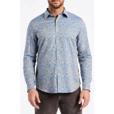 Robert Graham Highland Classic Fit Tapestry Print Button-up Shirt In Blue