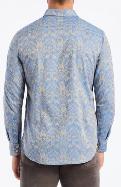 Robert Graham Highland Classic Fit Tapestry Print Button-up Shirt In Blue