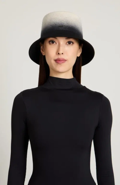 Eugenia Kim Ruby Gradient Wool Asymmetric Bucket Hat In Neutral