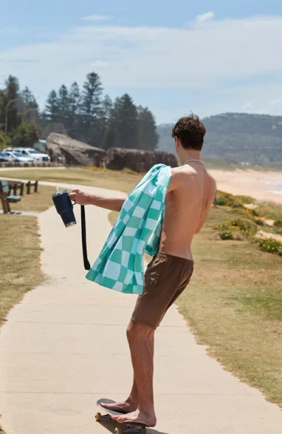 Dock & Bay Quick Dry Beach Towel In Black