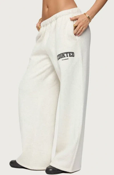 Edikted La Sweatpants In White